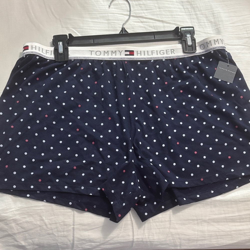 Tommy Hilfiger Dark Blue Polka Dot Shorts